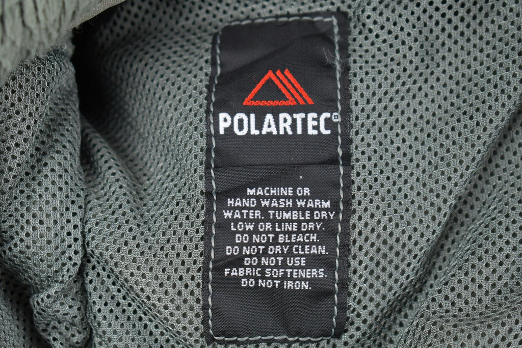 Vintage 1990s Military Cold Weather Polar Tec Fleece Sweater / Army / Gen III / Army Jacket / Deep Pile Fleece / Size L
