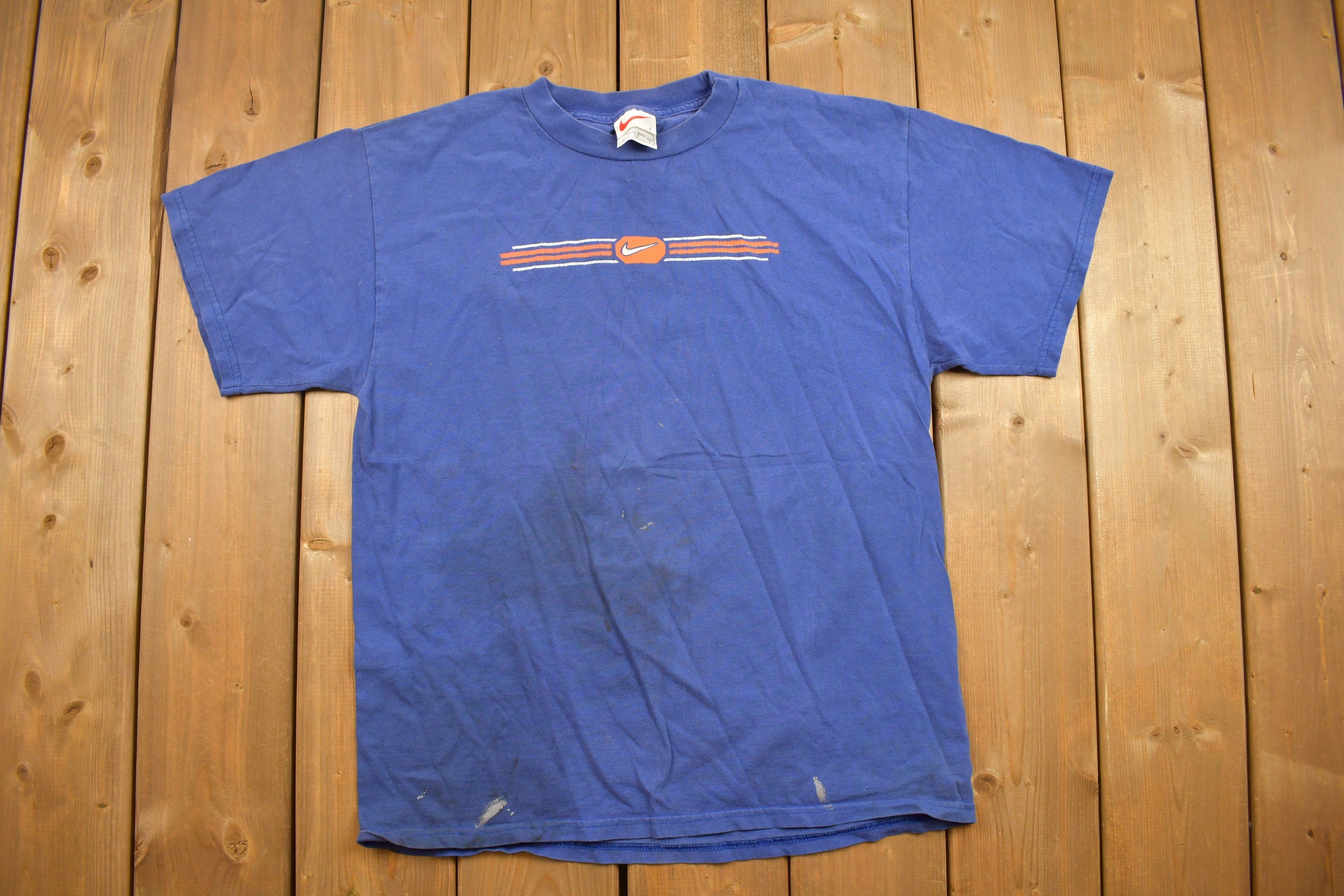 Vintage 1990s Nike Mini Swoosh Graphic T-Shirt