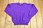 Vintage 1980s Sturdy Sweats By Lee Raglan Cut Blank Crewneck Sweatshirt