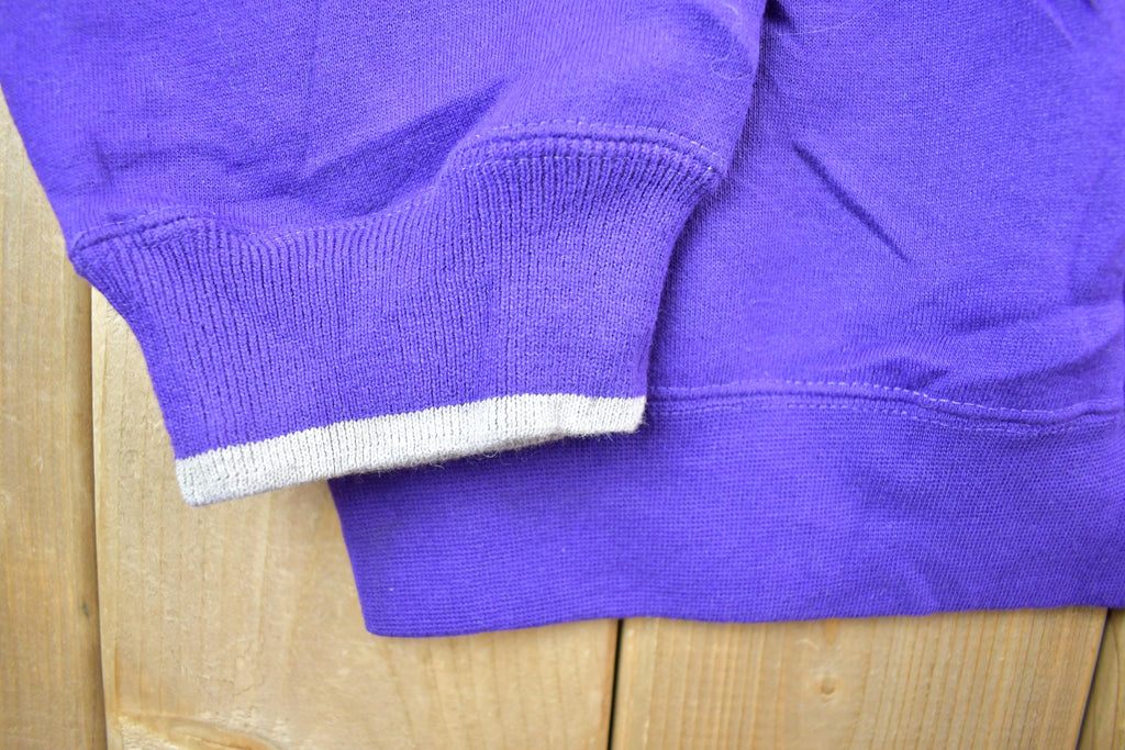Vintage 1990s Minnesota Vikings Fans Gear NFL Purple Crewneck Sweatshirt