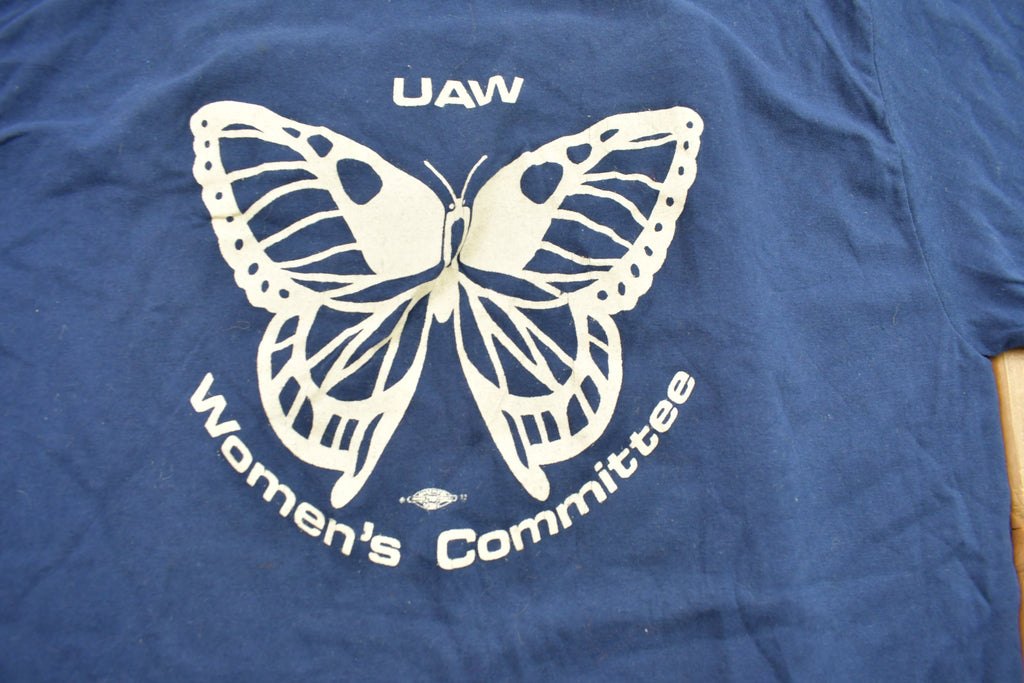 Vintage 1980s UAW Women's Committee Graphic T Shirt