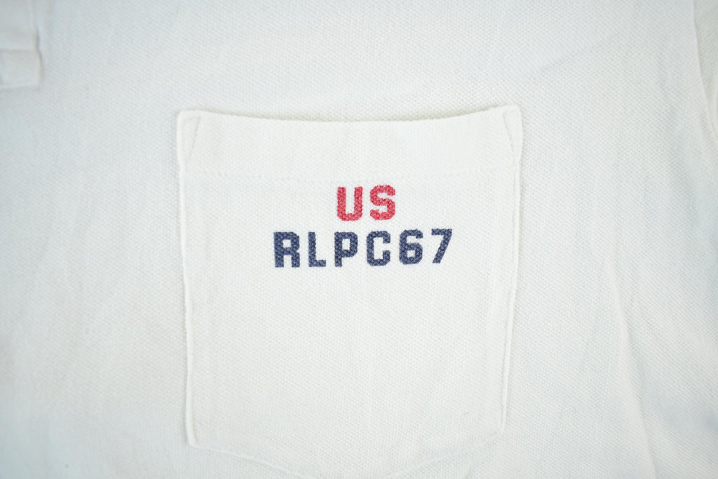 Vintage 1990s Ralph Lauren Striped Polo Shirt Men's Large