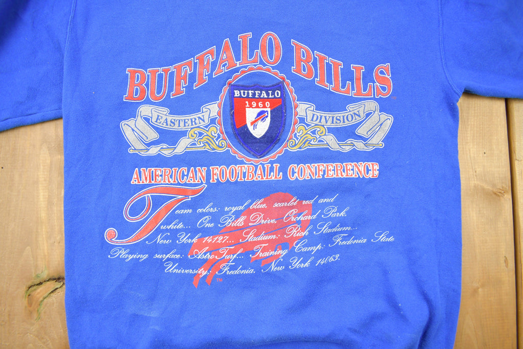 Vintage 1990s Buffalo Bills NFL Crewneck Sweatshirt