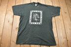 Vintage 1990s Students for Students Tree Nelson Mandela Graphic T Shirt