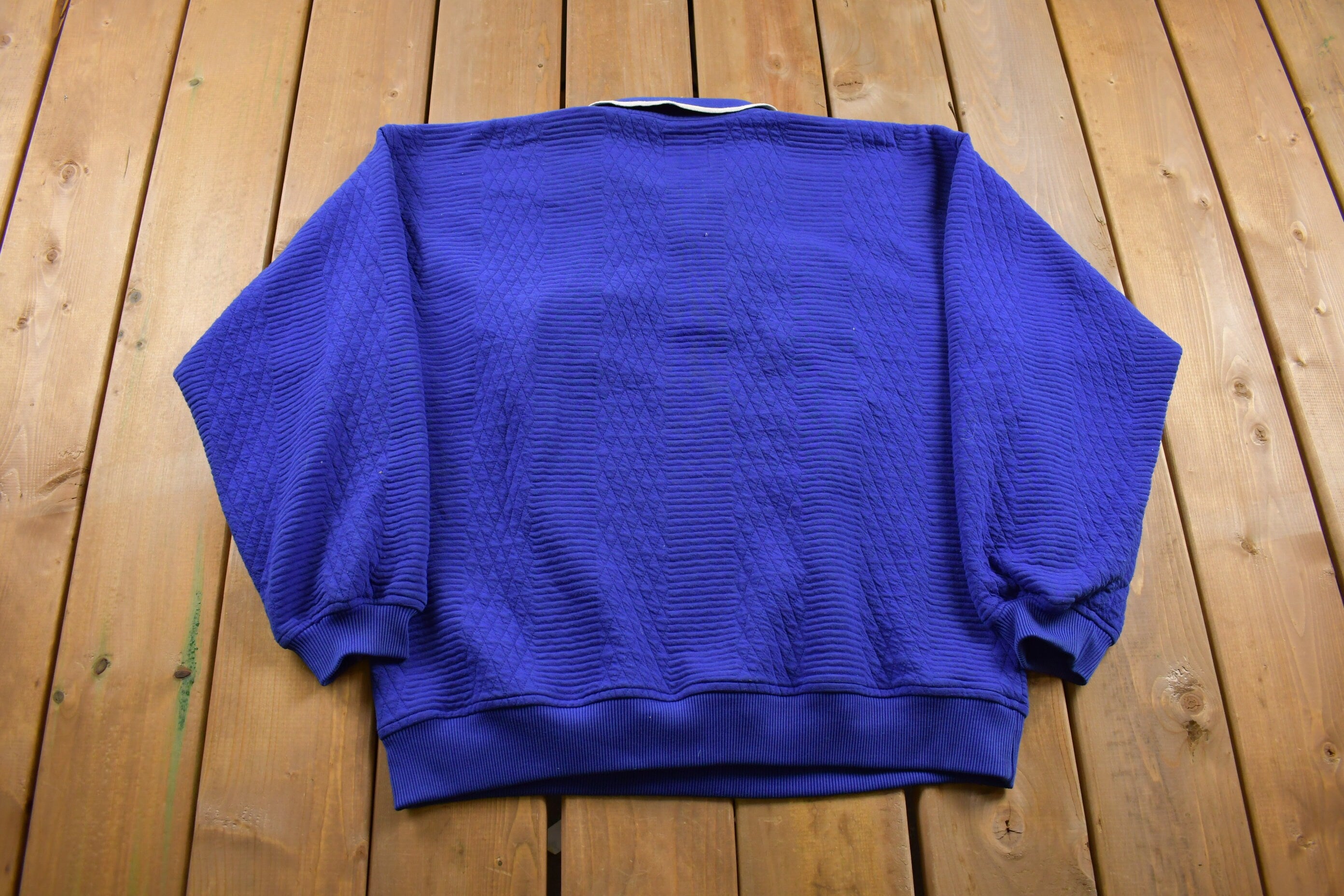 Vintage 1990s Greenline Collared Crewneck Sweatshirt