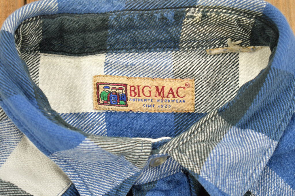 Vintage 1990s Big Mac Plaid Lined Button Up Shirt