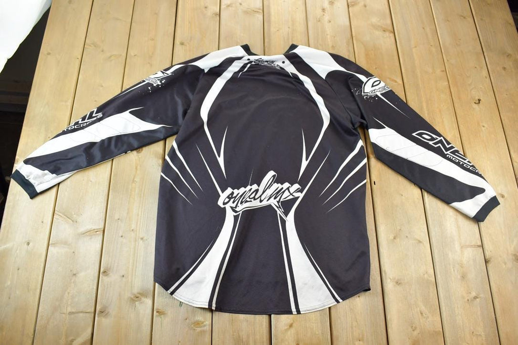 Vintage 1990s Oneal Motocross Motorcycle Jersey Made In USA / Vintage Biker Shirt / 90's Harley