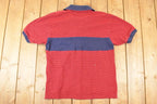 Vintage 1990s Tommy Hilfiger Quarter Button Up Shirt Men's L  Funky Crazy Pattern  Preppy Style  Boxy Fit