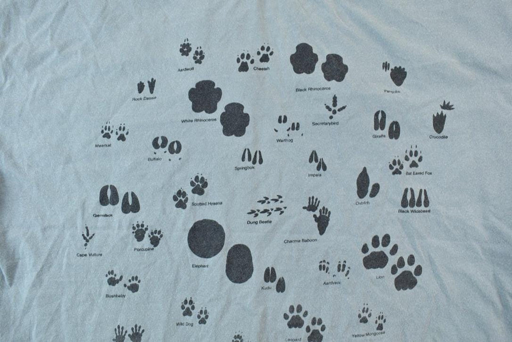 Vintage 1990s South Africa Eco Prints Souvenir T-Shirt