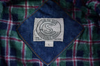 Vintage 1980s Current Seen Embroidered Denim Jean Jacket Womens L