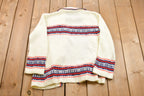 Vintage 1970s Knitted Cardigan Sweater