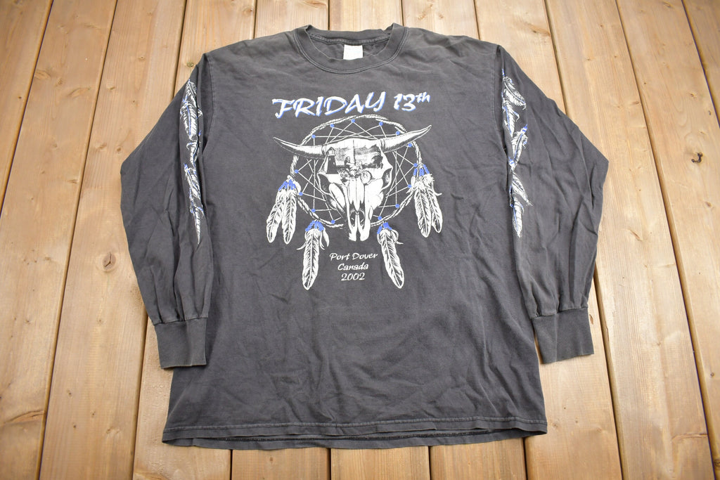 Vintage 2002 Friday 13th Bike Meet Graphic T-Shirt