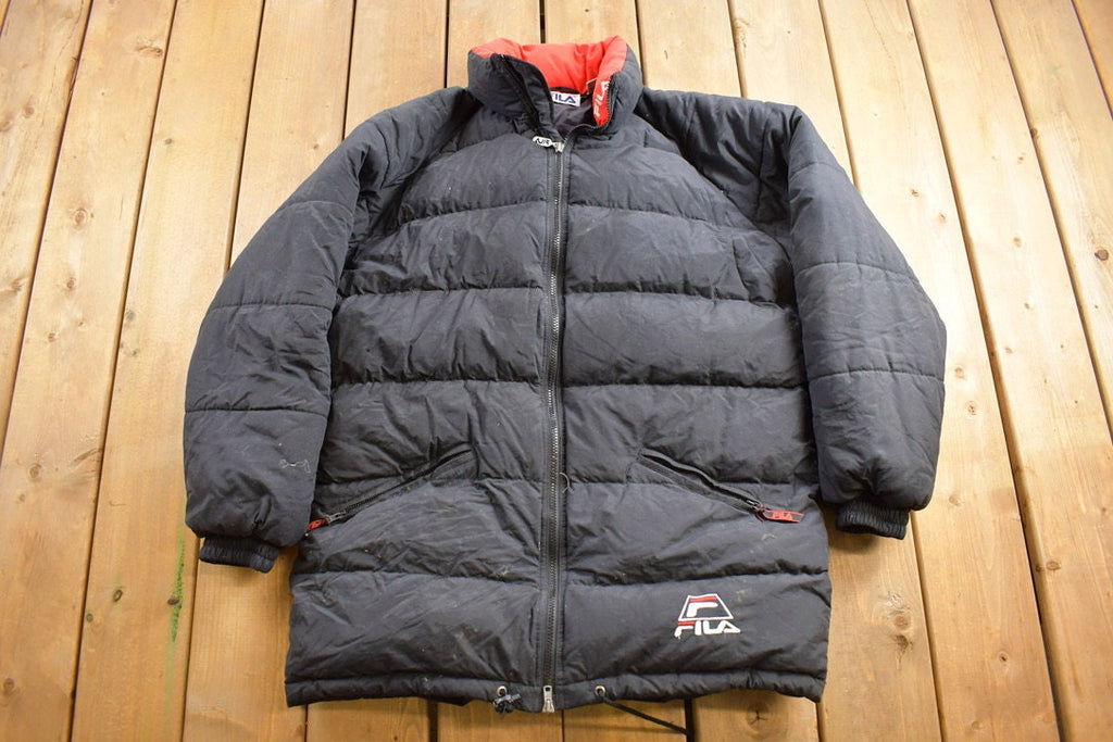 Vintage 1990s Fila Down Fill Puffer Jacket