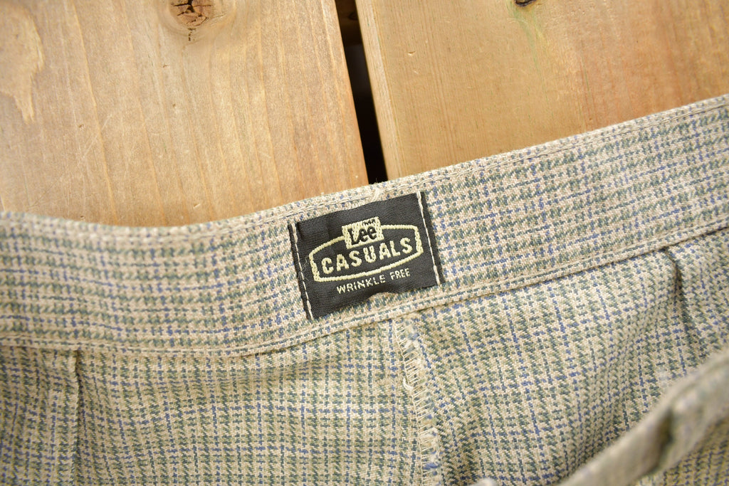 Vintage 1990s Lee Casuals Wrinkle Free Pleated Trousers