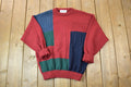 Vintage 1990s Kellerman Sweaters Knit Crewneck Sweater / 90s Crewneck / Made In USA / Preppy