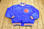 Vintage 1990s Chicago Cubs MLB Satin Jacket Jacket