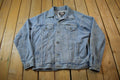 Vintage Y2K Harley Davidson Motorcycles Embroidered Jean Jacket - Large