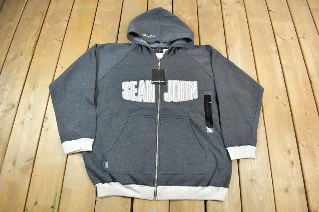 Vintage Deadstock Y2K Sean John Embroidered Hoodie & Pants Set Size XL