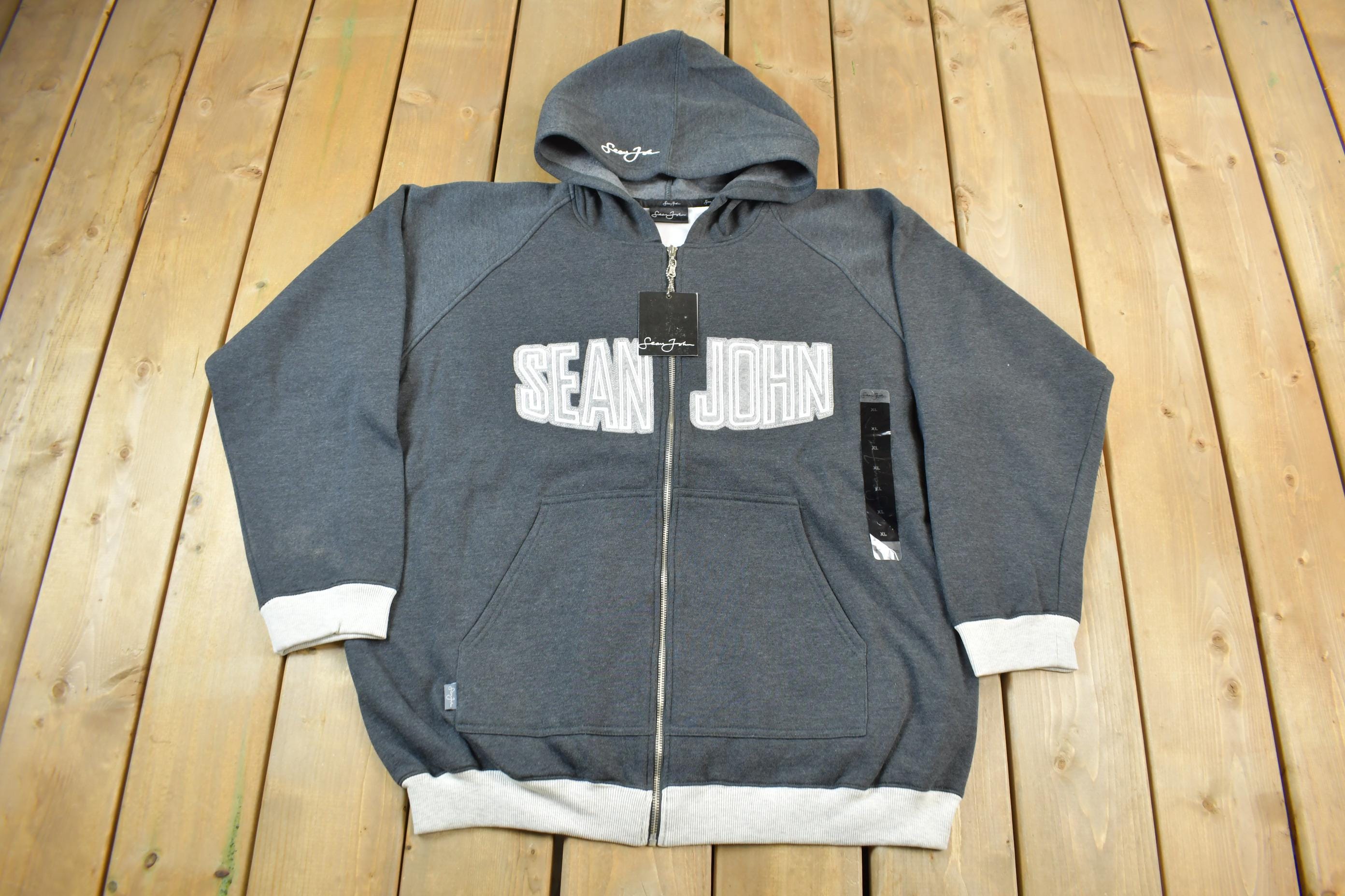 Vintage Deadstock Y2K Sean John Embroidered Hoodie & Pants Set Size XL