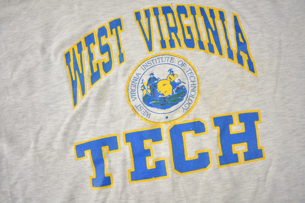 Vintage 1990s West Virginia Tech University Collegiate Crewneck Made In USA
