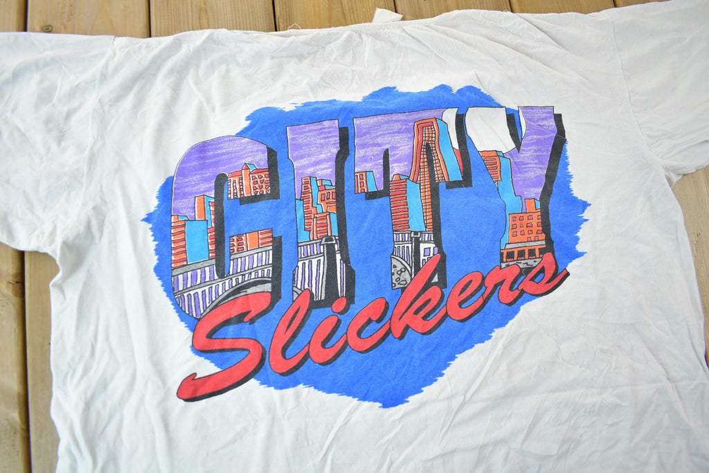 Vintage 1993 Tiny Tunes City Slickers All Over Print Graphic T-Shirt