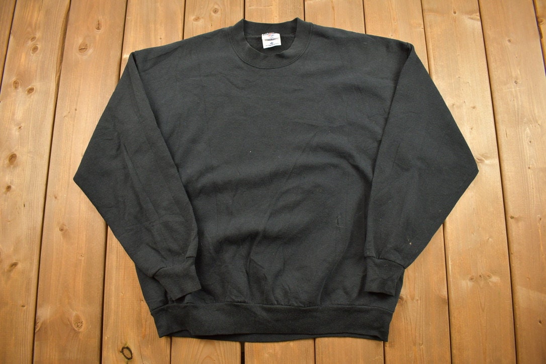 Vintage 1990s Jerzees Blank Crewneck Sweatshirt