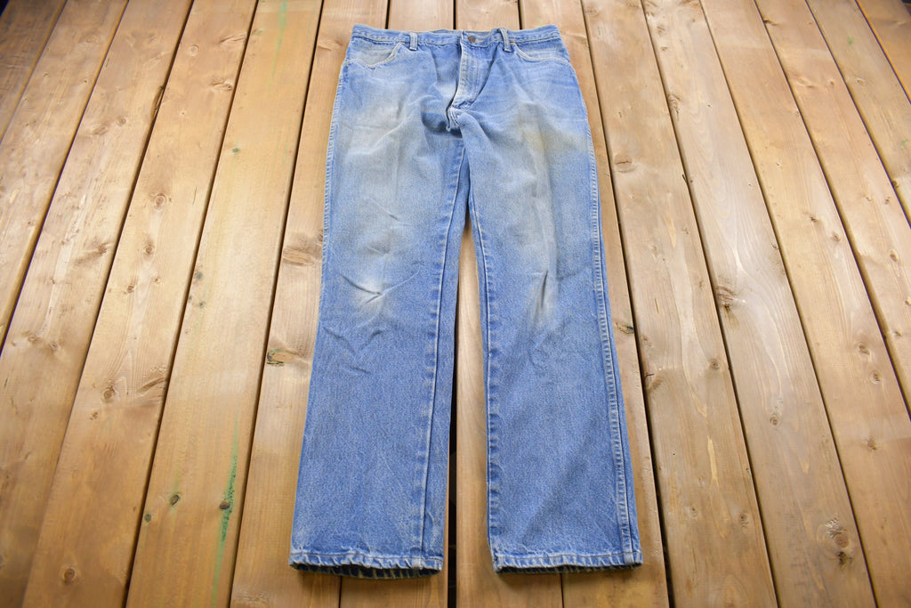 Vintage 1990's Rustler Blue Jeans 34 x 31
