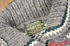 Vintage 1990s Rey Wear 100% Wool Knit Sweater
