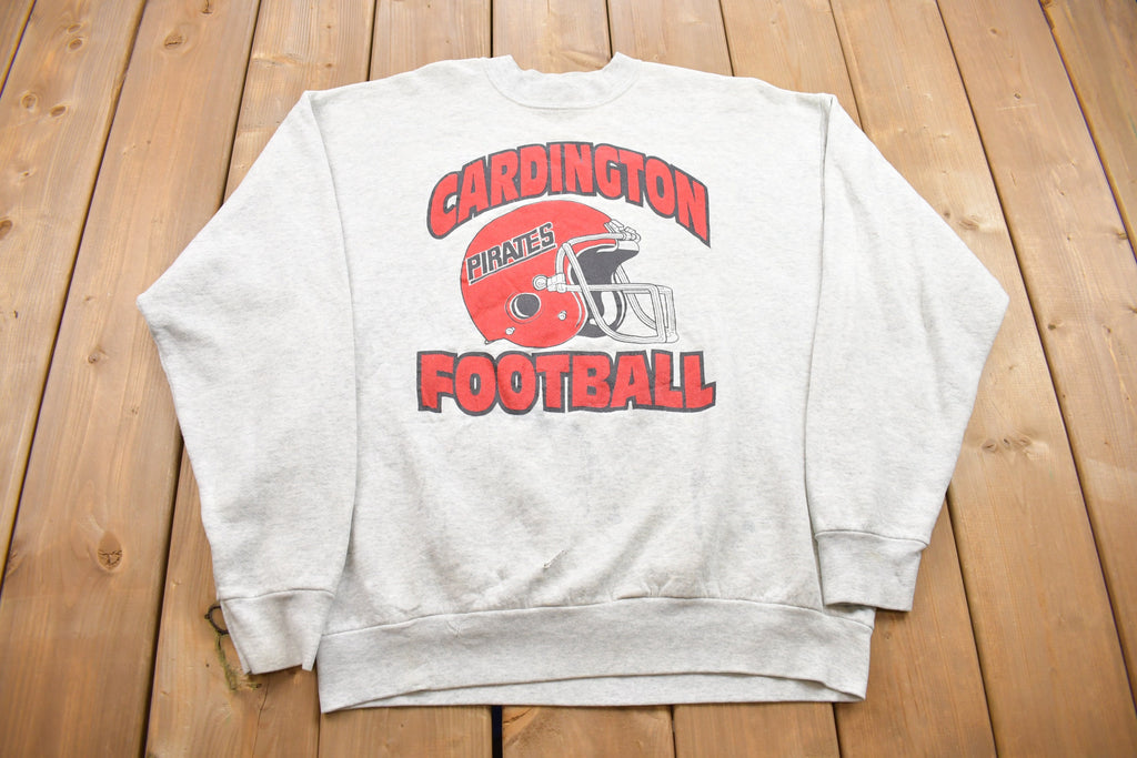 Vintage 1990s Cardington Pirates Football Crewneck Sweatshirt