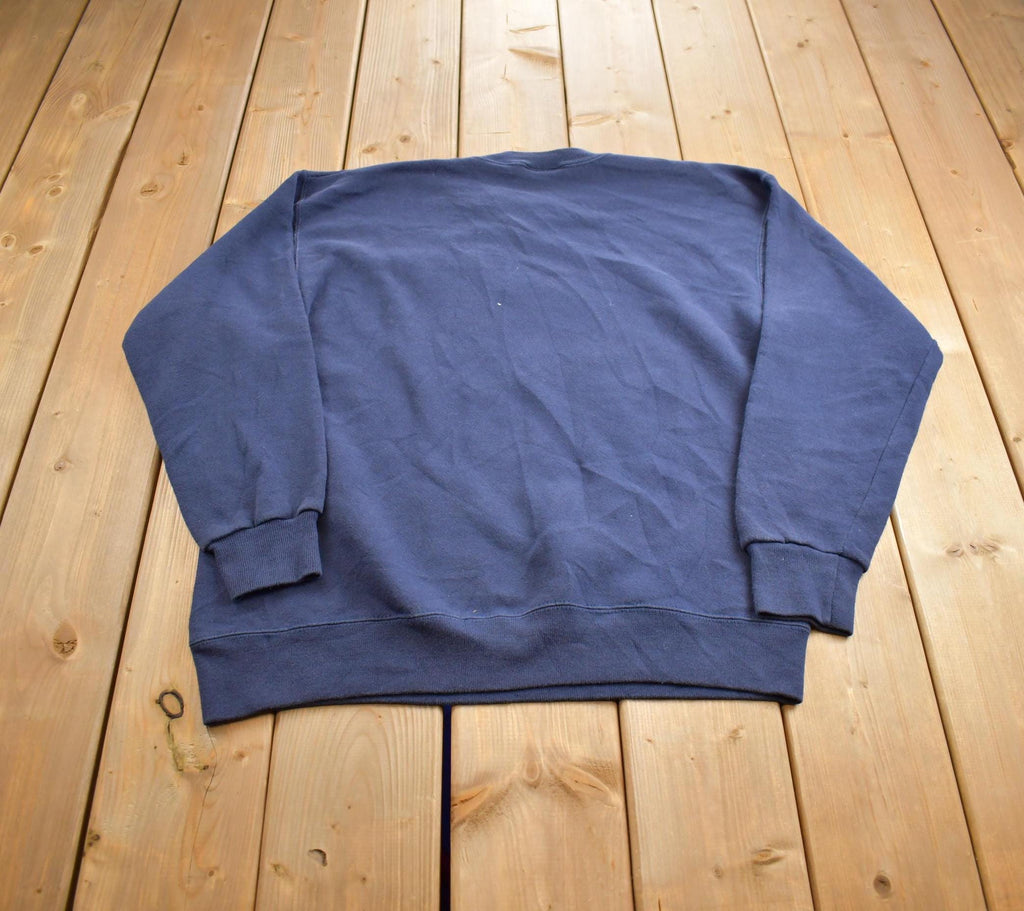 Vintage 1990s Slippery Rock Mom University Embroidered Crewneck Sweatshirt Made In USA