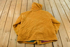 Vintage 1990s Limited Collection Lined Hooded Full Zip Light Jacket Men's L / Preppy Fashion / Outerwear / Parka / Streetwear