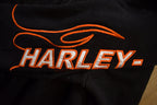 Vintage 1990s Harley Davidson Zip Up Sweater