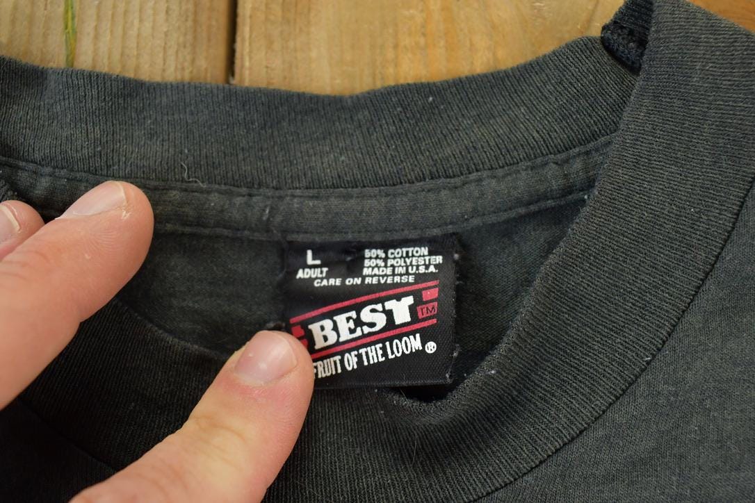 Vintage 1980s Panther Rose Single Stitch Graphic Print T-Shirt