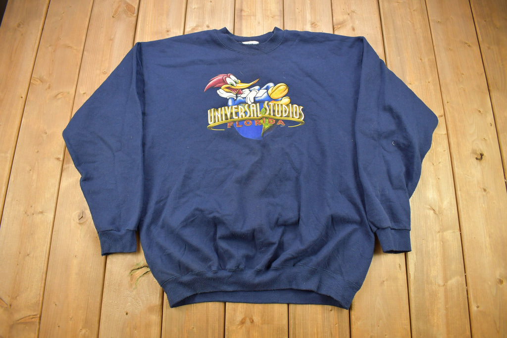 Vintage 1990s Woody the Woodpecker Universal Studios Florida Crewneck Sweatshirt