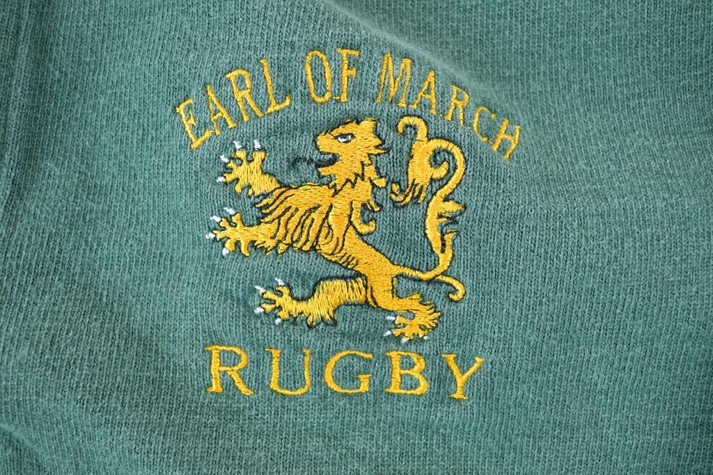 Vintage Y2K Earl Of March Barbarian Rugby Button Up Shirt