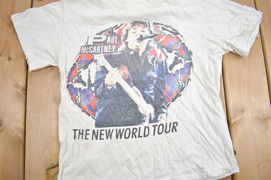Vintage 1993 Paul McCartney The New World Tour Band T-shirt