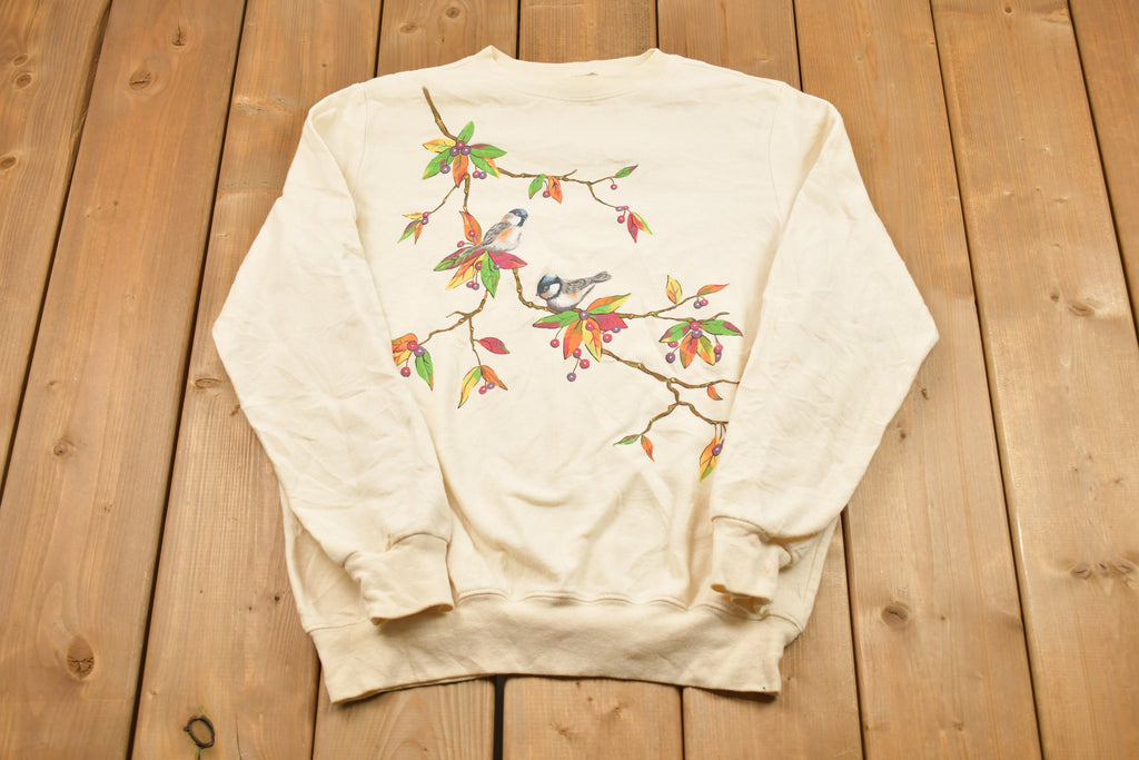 Vintage 1990s Cute Nature Crewneck Sweater