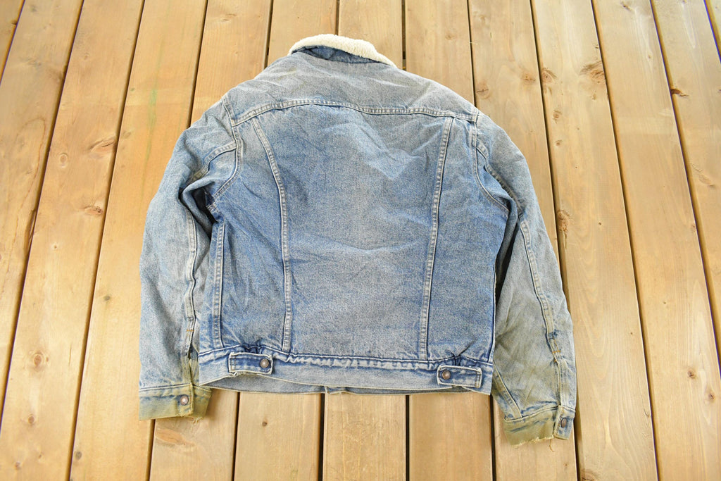 Vintage 1980s Levi's Sherpa Lined Denim Jean Jacket Men's Small
