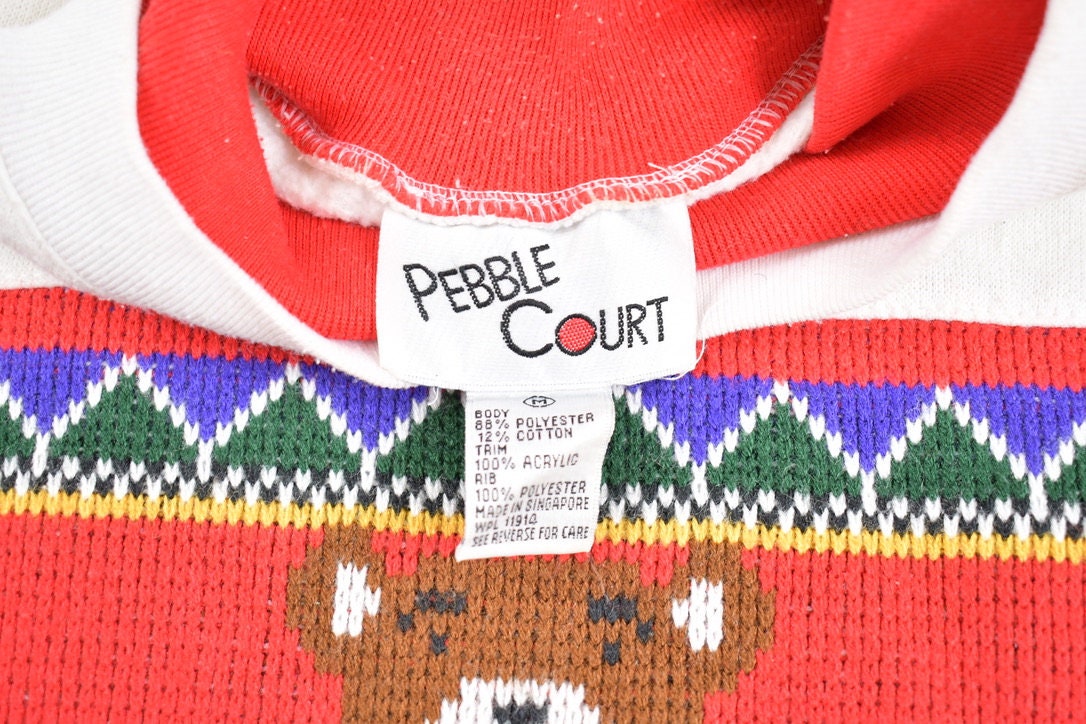 Vintage 1990s Cute Teddy Bears Crewneck Sweater