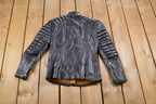 Vintage 1980s Brimaco Leather Cafe Racer Jacket