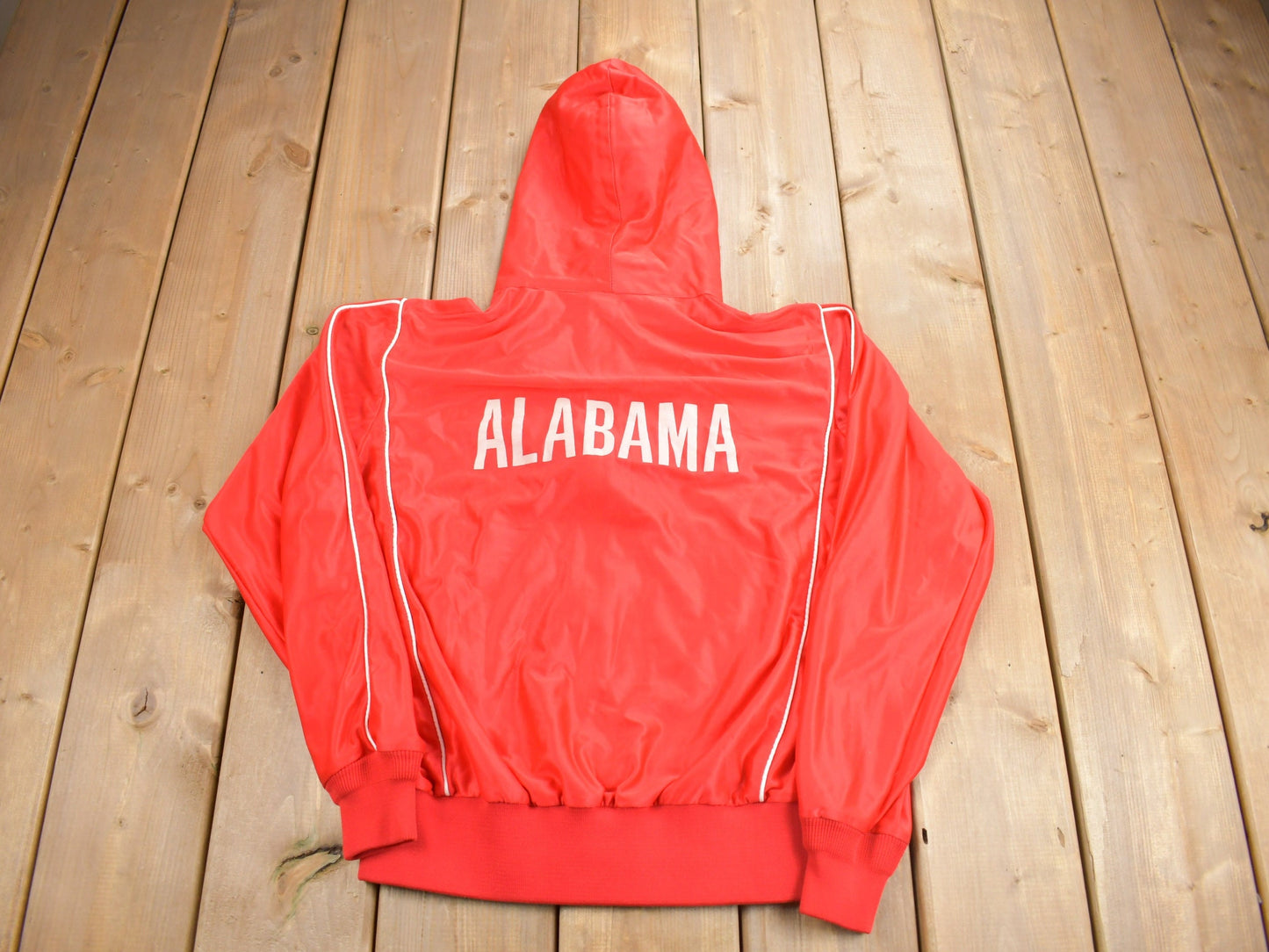 Vintage 1970s Nike Alabama State Zip Up Hoodie / True Vintage / 70s Nike / Collegiate Sweater / Made In USA