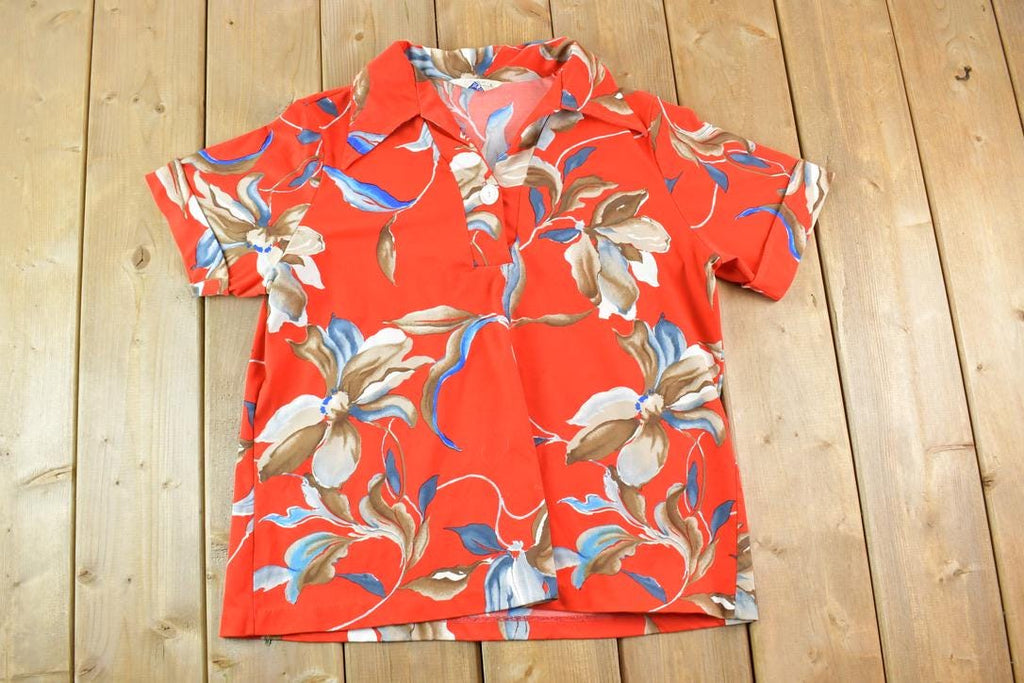Vintage 1960's Hawaiian Button Up Shirt