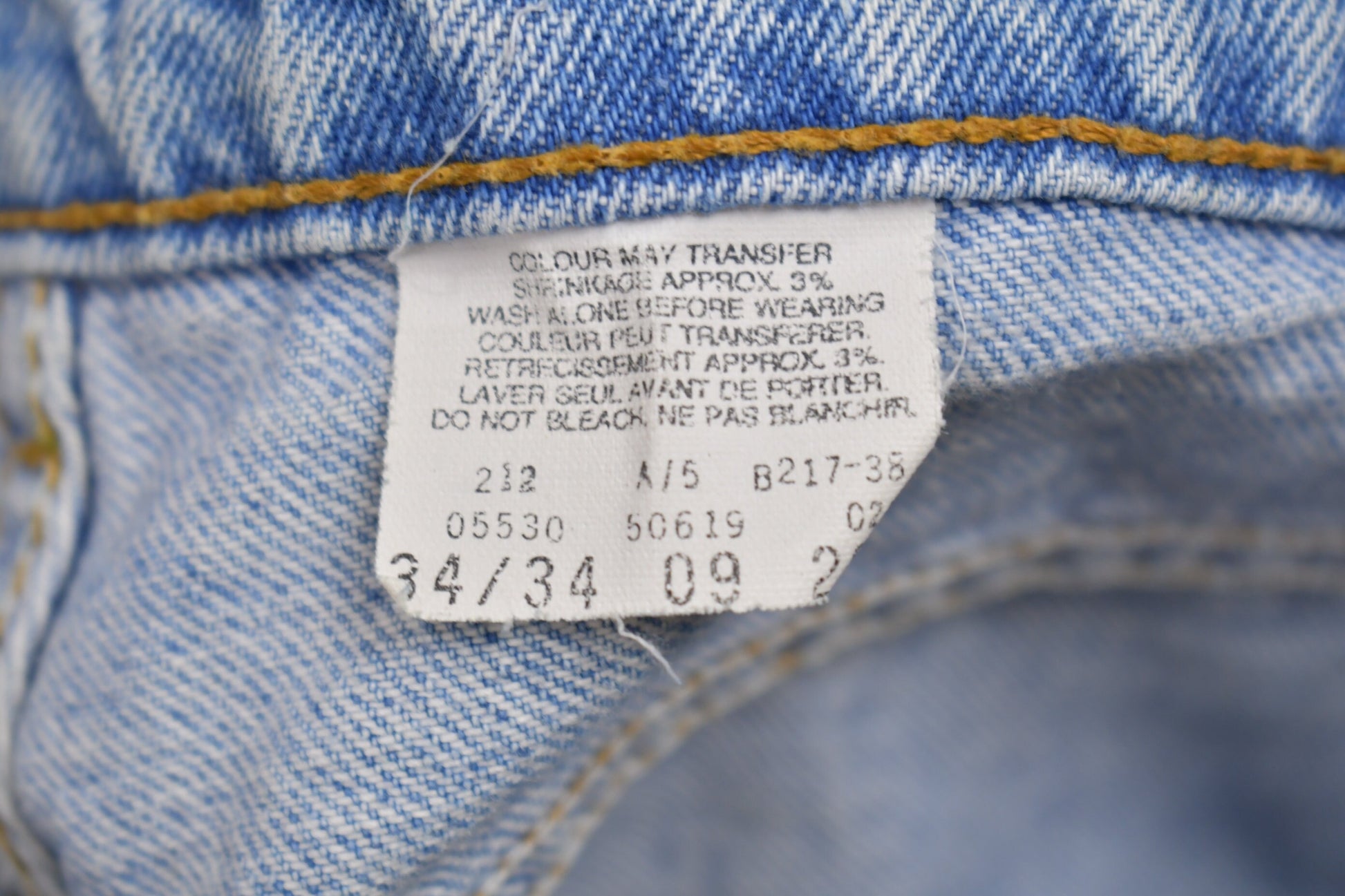 Vintage 80's Levi's 619 Orange Tab Jeans Size 31 x 26.5