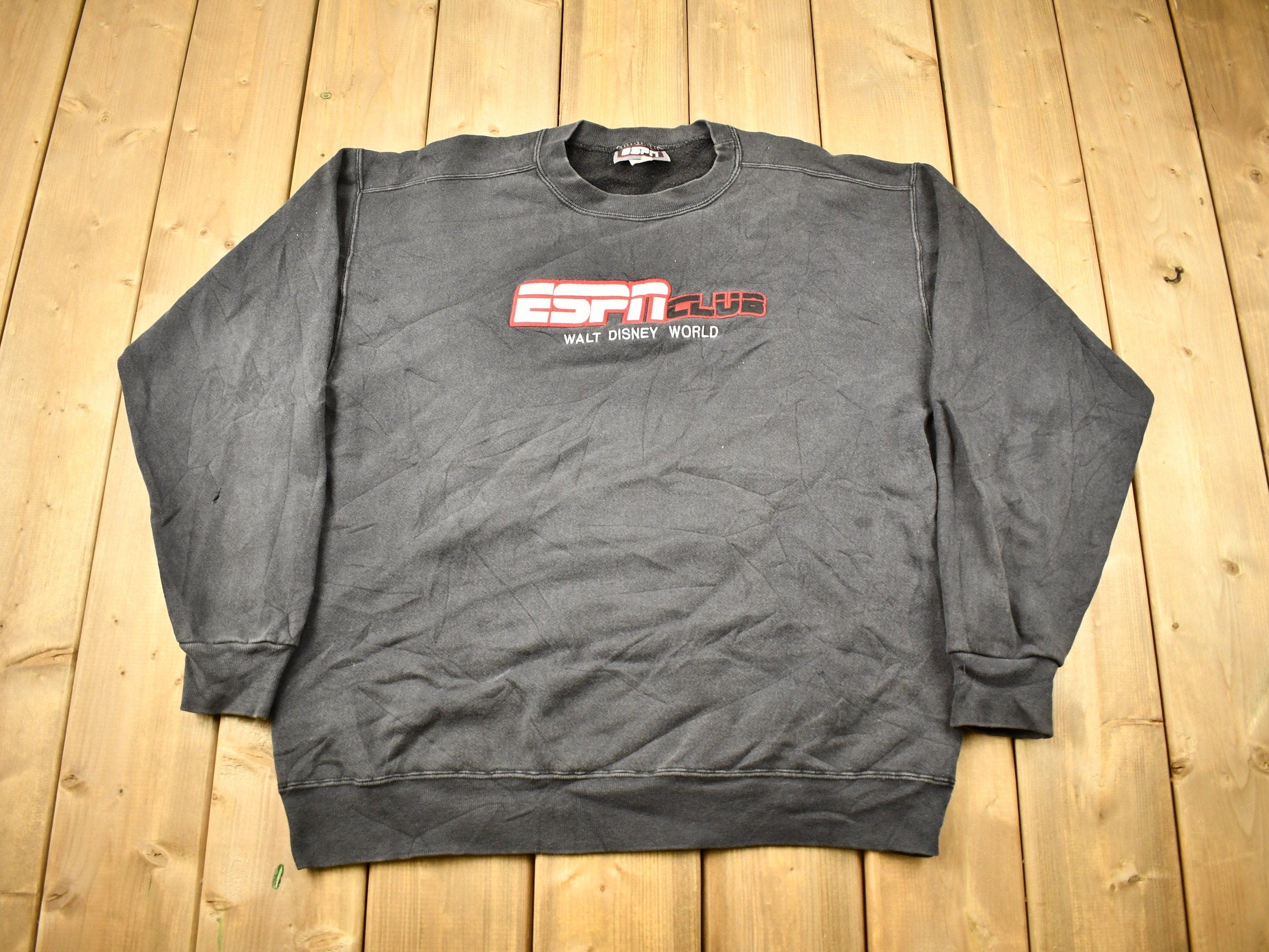 Vintage 1990s ESPN Club Walt Disney World Crewneck Sweatshirt