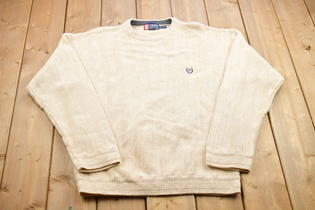 Vintage 1990s Ralph Lauren Chaps Hand Framed Crewneck Sweatshirt