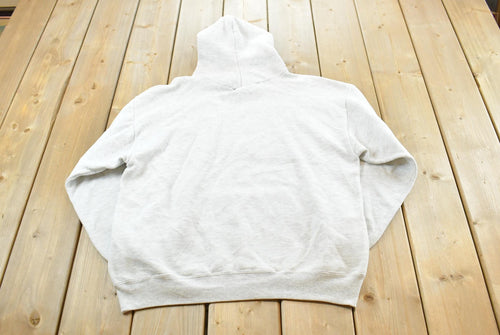 Vintage 1990s Kennebunkport Sailboat Hoodie Sweatshirt Mens L / Embroidered / Made in USA / Streetwear/ Americana / Maine