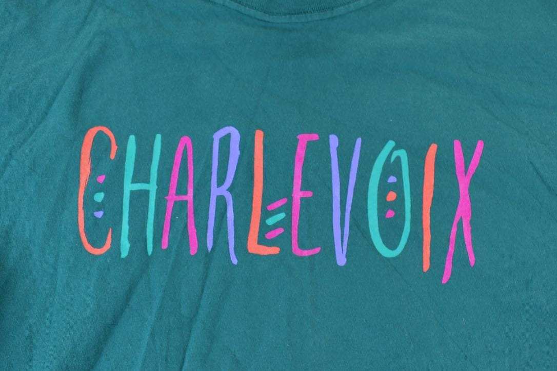 Vintage 1990s Charlevoix Souvenir Gear For Sports T-Shirt