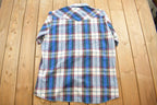 Vintage 1990s Wrangler South Western Style Button Up Rodeo Shirt