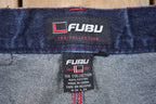 Vintage 1990s FUBU Contrast Stitch Double Knee Size 34 x 34