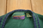 Vintage 1990s Hunting Horn Cardigan Sweater